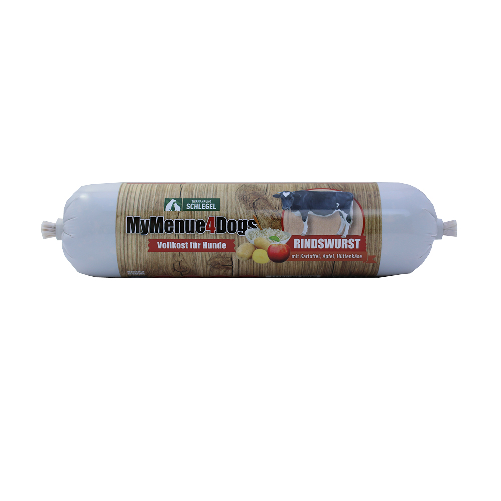 Rindswurst - Rind mit Kartoffel, Apfel und Hüttenkäse
