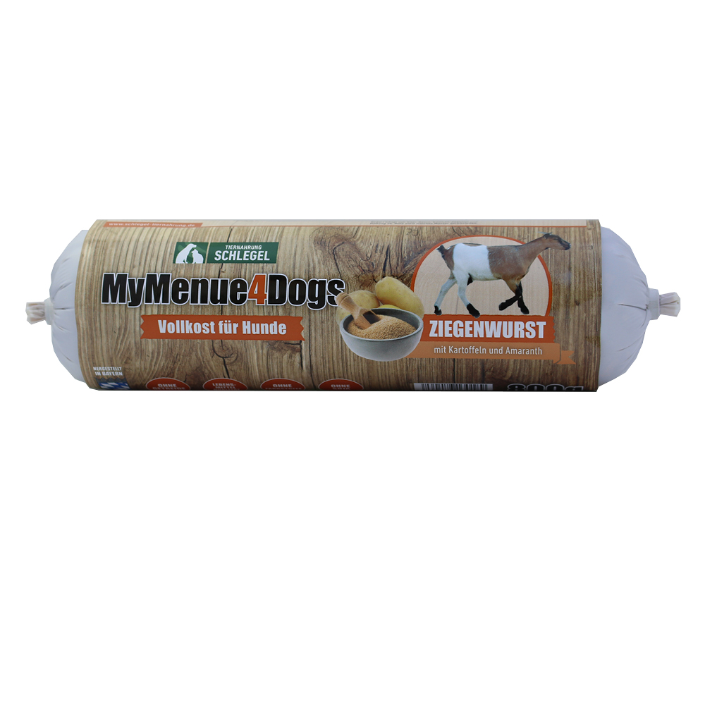 MyMenue4Dogs Ziegenwurst