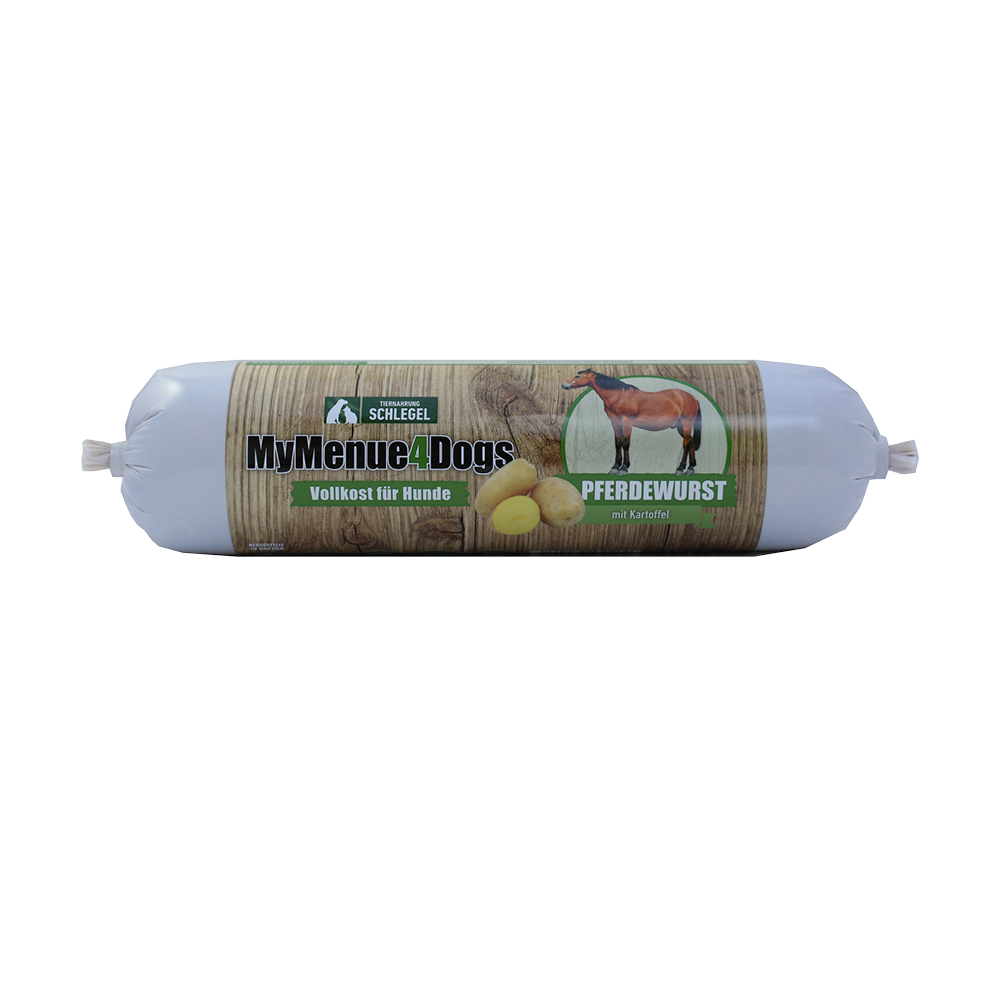 Pferdewurst - Pferd mit Kartoffel