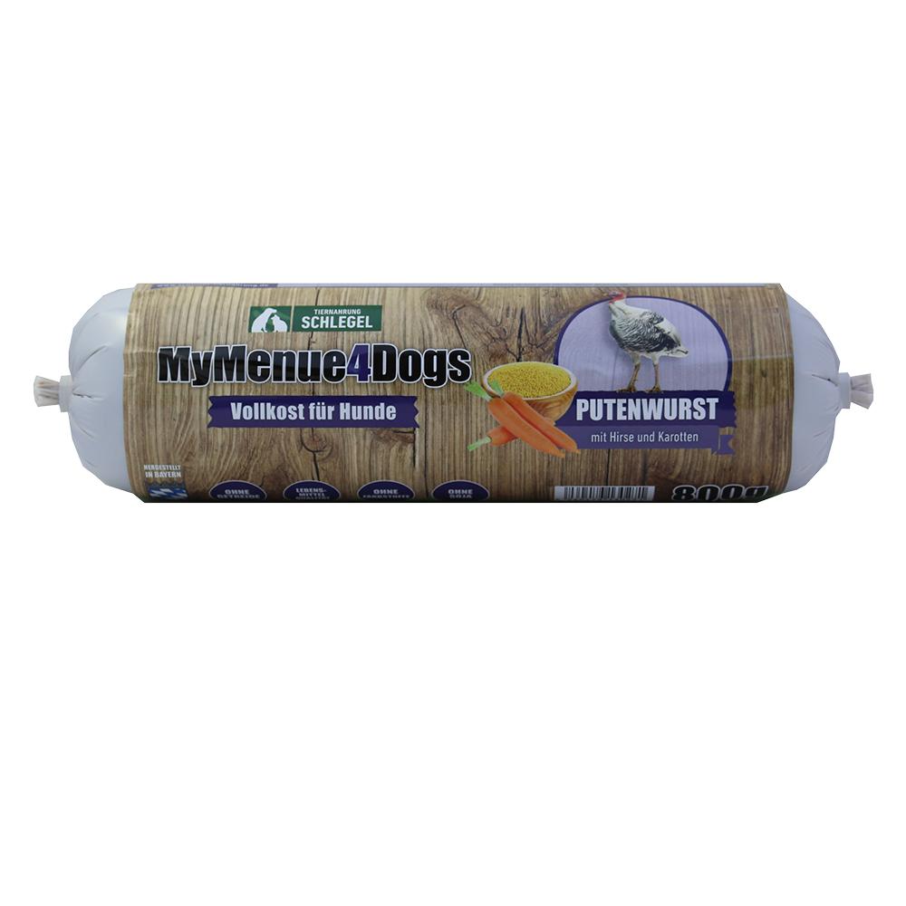 MyMenue4Dogs Putenwurst