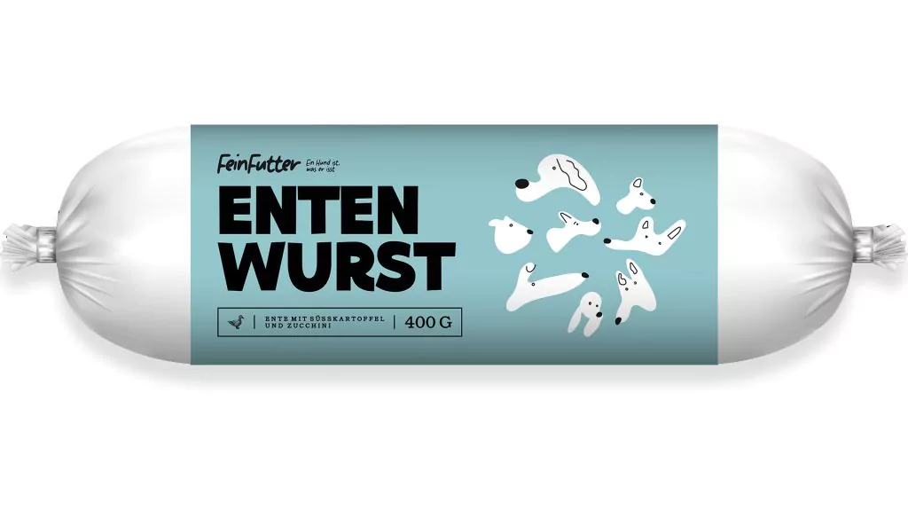 FF Ente mit Süßkartoffel und Zucchini