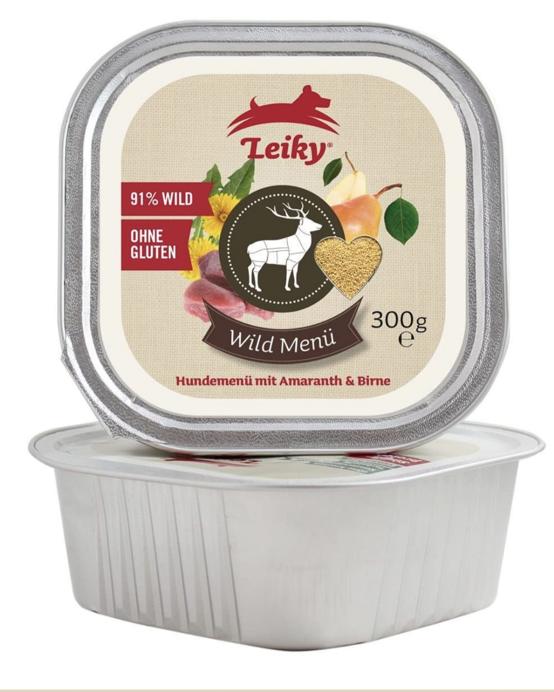 Leiky Nassfutter-Menü Wild, 300g