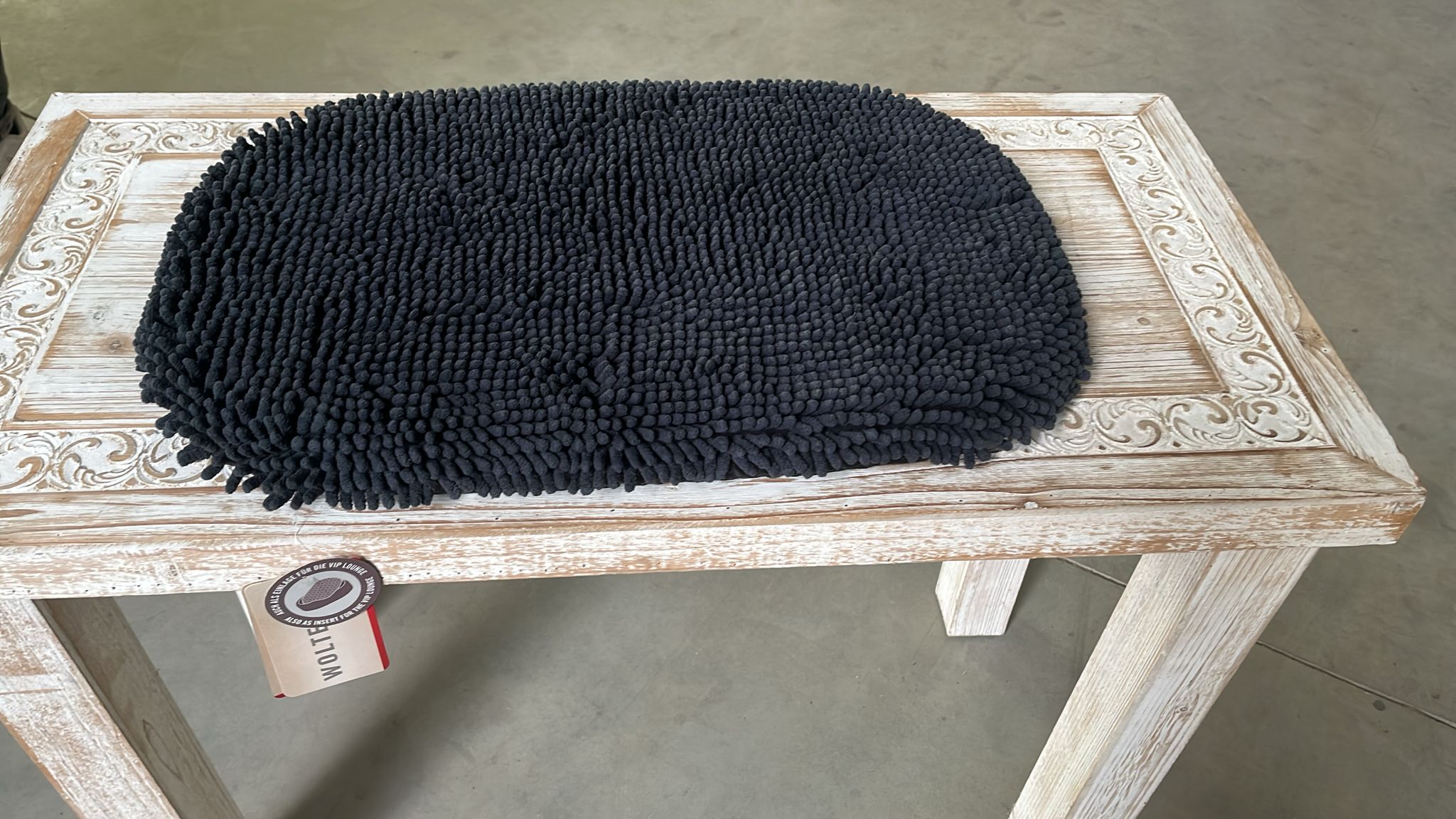 Ovale Matte 55 x 35 x 3,5 cm von Wolters dunkel