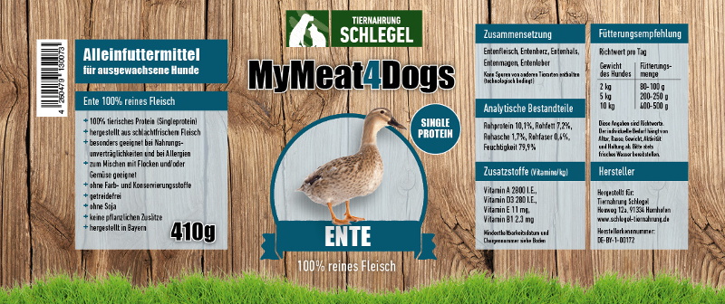 MyMeat4Dogs Ente