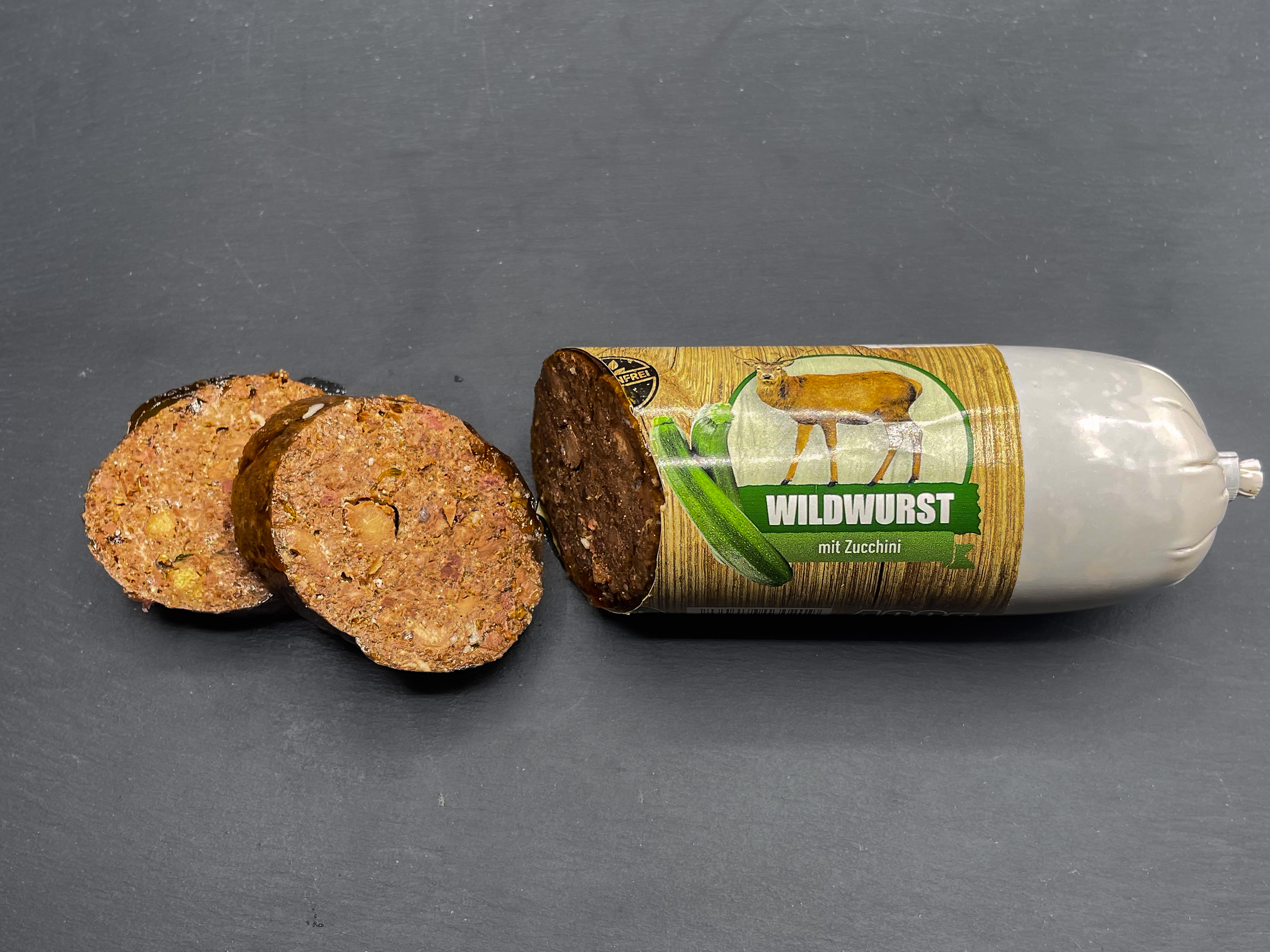 Wildwurst - Wild mit Zucchini