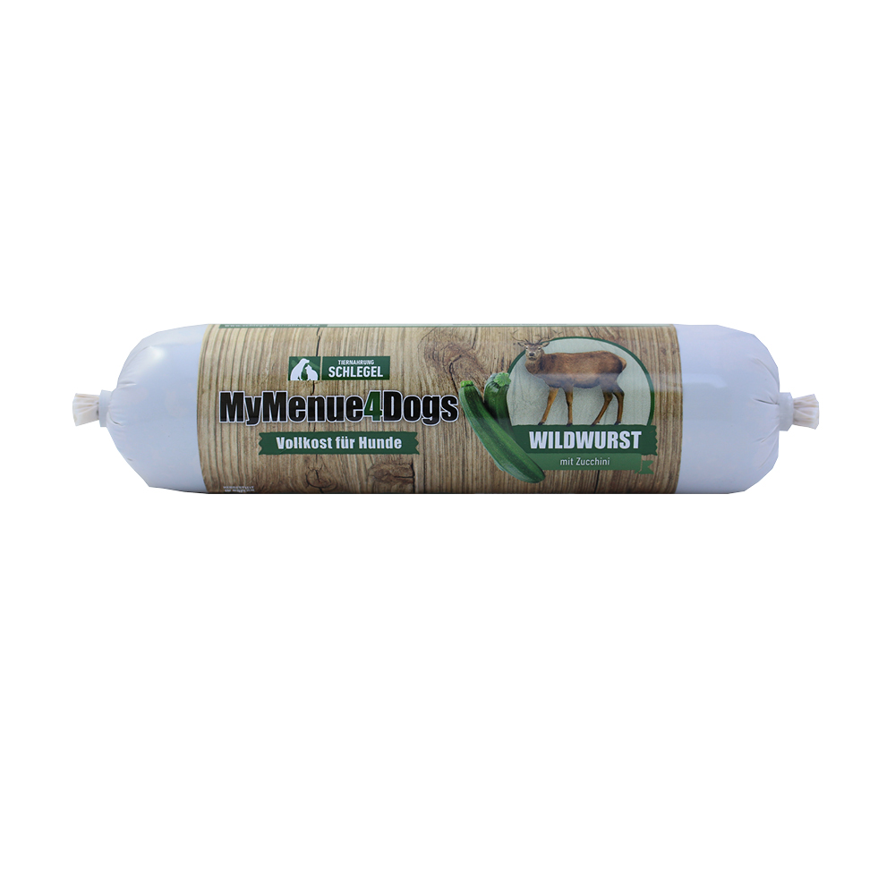 Wildwurst - Wild mit Zucchini